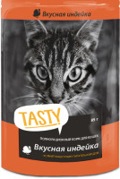 Tasty вкусная индейка (Тести пауч для кошек с индейкой в желе)
