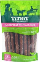 TiTBiT лакомство для собак палочки колбасные XXL выгодная упаковка