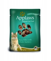 Applaws паучи для кошек с тунцом и анчоусами, Cat Tuna & Anchovy pouch