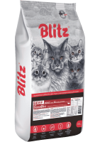 Blitz Sensitive Adult Cats Beef (Блитц корм для взрослых кошек с говядиной)