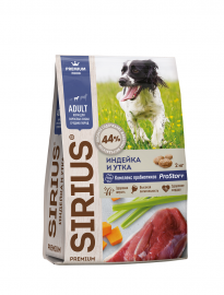 SIRIUS (Сириус для собак средних пород индейка и утка) - SIRIUS (Сириус для собак средних пород индейка и утка)