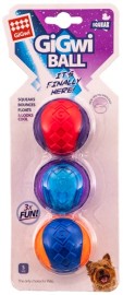 GiGwi ГиГви Игрушка для маленьких собак 3 мяча с пищалкой - GiGwi ГиГви Игрушка для маленьких собак 3 мяча с пищалкой