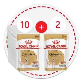 Chihuahua 10 + 2 (паучи-паштет) (Роял Канин для собак породы чихуахуа) (40730)  - Chihuahua 10 + 2 (паучи-паштет) (Роял Канин для собак породы чихуахуа) (40730) 