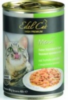 Эдель Кэт консервы для кошек кусочки в соусе Индейка и печень 400 гр