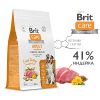 Brit Care Superpremium Dog Adult M (Брит корм для собак с индейкой)