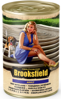 Brooksfield Adult (Бруксфилд консервы для собак с говядиной, ягненком и коричневым рисом) (78632)