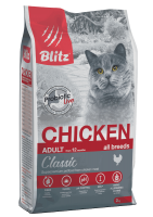 Blitz Classic Adult Cats Chicken (Блитц корм для взрослых кошек с курицей)