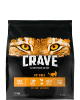 Crave Adult Cat Food (Крейв беззерновой для кошек с курицей и индейкой)