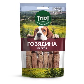 Triol LOCAL FOOD лакомство для собак легкое говяжье воздушное - Triol LOCAL FOOD лакомство для собак легкое говяжье воздушное