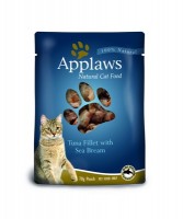 Applaws паучи для кошек с тунцом и морским окунем, Cat Tuna & Seabream pouch