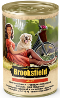 Brooksfield Adult (Бруксфилд консервы для собак с говядиной, индейкой и коричневым рисом) (78630)