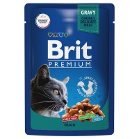Brit Premium (Брит паучи для кошек утка в соусе)