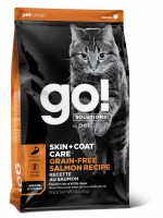 GO! Solutions SKIN + COAT Grain Free Salmon Recipe беззерновой для котят и кошек с лососем (84814, 73353, 84813)