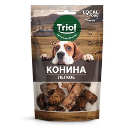 Triol LOCAL FOOD лакомство для собак легкое конское - Triol LOCAL FOOD лакомство для собак легкое конское