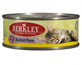Berkley (Беркли) 75108 консервы для кошек №9 Мясо кролика 100г (37011) - Berkley (Беркли) 75108 консервы для кошек №9 Мясо кролика 100г (37011)