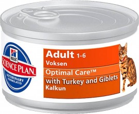 Hill's Canned Консервы Для кошек с индейкой (Adult Turkey) банка (11117) - Hills-Science-Plan-Feline-Adult-Turkey-canned.JPG