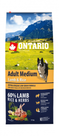 Ontario Adult Medium Lamb & Rice (Онтарио для собак средних пород с ягненком и рисом) - Ontario Adult Medium Lamb & Rice (Онтарио для собак средних пород с ягненком и рисом)