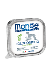 Monge MONOPROTEIN SOLO CONIGLIO (Монж консервы для собак из кролика)