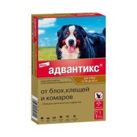 Адвантикс капли от блох и клещей для собак более 40кг - Адвантикс капли от блох и клещей для собак более 40кг