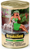 Brooksfield Adult (Бруксфилд консервы для собак с говядиной, уткой и коричневым рисом) (78631)