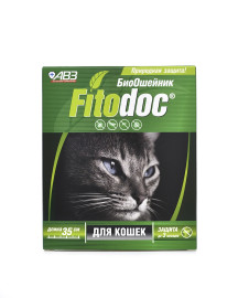 АВЗ Fitodoc БиоОшейник для кошек от блох и клещей - АВЗ Fitodoc БиоОшейник для кошек от блох и клещей