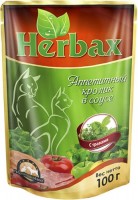 Хербакс пауч для кошек Аппетитный кролик в соусе с травами 100г (62100)