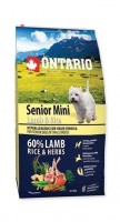 Ontario Senior Mini Lamb & Rice (Онтарио для пожилых собак малых пород с ягненком и рисом)
