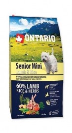 Ontario Senior Mini Lamb & Rice (Онтарио для пожилых собак малых пород с ягненком и рисом) - Ontario Senior Mini Lamb & Rice (Онтарио для пожилых собак малых пород с ягненком и рисом)