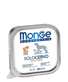 Monge MONOPROTEIN SOLO CERVO (Монж консервы для собак из оленины) - Monge MONOPROTEIN SOLO CERVO (Монж консервы для собак из оленины)