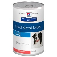 Hill's d/d Food Sensitivities (Хиллс консервы для собак с пищевой аллергией, лосось) (11151)