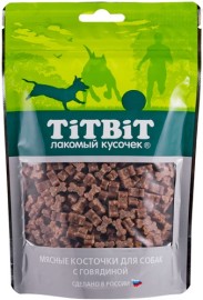 TiTBiT лакомство для собак косточки мясные сговядиной - TiTBiT лакомство для собак косточки мясные сговядиной