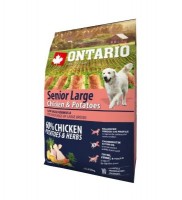 Ontario Senior Large Chicken & Potatoes (Онтарио для пожилых собак крупных пород с курицей и картофелем)