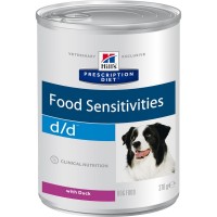 Hill's d/d Food Sensitivities (Хиллс консервы для собак с пищевой аллергией, утка) (11152)
