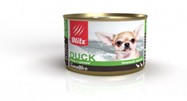 Blitz Sensitive Duck (Блиц консервы для собак мелких пород утка с цукини) - Blitz Sensitive Duck (Блиц консервы для собак мелких пород утка с цукини)