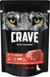 Crave Dog Food (Крейв пауч беззерновой для собак с говядиной) - Crave Dog Food (Крейв пауч беззерновой для собак с говядиной)