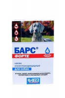 АВЗ Барс ФОРТЕ капли для собак инсектоакарицидные на фипрониле (13535)