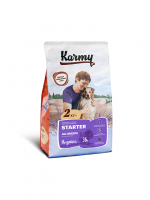 Karmy Starter Карми сухой для щенков до 4 месяцев, беременных и кормящих сук с индейкой (73252, 73251)