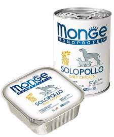 Monge MONOPROTEIN SOLO POLLO (Монж консервы для собак из курицы) - Monge MONOPROTEIN SOLO POLLO (Монж консервы для собак из курицы)
