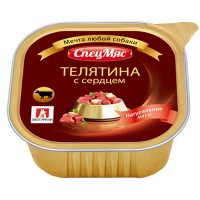 Зоогурман консервы для cобак "СпецМяс" телятиина с сердцем 300г (81989)