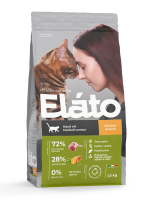 Elato Holistic Adult Сat Chicken & Duck / Hairball Control (Элато Холистик корм корм для взрослых кошек с курицей и уткой / для выведения комочков шерсти из желудка и кишечника кошек)