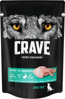 Crave Dog Food (Крейв пауч беззерновой для собак с кроликом)