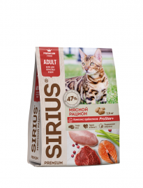 SIRIUS (Сириус для кошек мясной рацион) - SIRIUS (Сириус для кошек мясной рацион)
