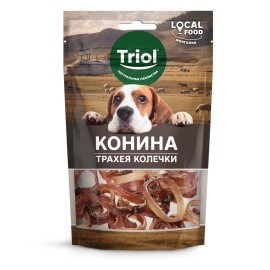 Triol LOCAL FOOD лакомство для собак трахея конская в колечках - Triol LOCAL FOOD лакомство для собак трахея конская в колечках