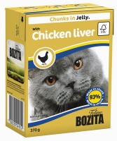 Feline Chicken liver (мясные кусочки для кошек в желе с Куриной Печенью от БОЗИТА) (36440)