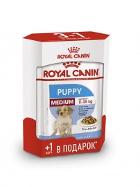 Royal Canin Medium Puppy (Роял Канин пауч для щенков средних пород, 3пауча  + 1пауч) (1890957) - Royal Canin Medium Puppy (Роял Канин пауч для щенков средних пород, 3пауча  + 1пауч) (1890957)