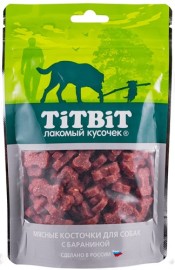 TiTBiT лакомство для собак косточки мясные с бараниной - TiTBiT лакомство для собак косточки мясные с бараниной