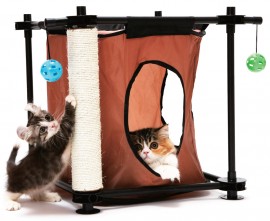 Hideaway. Kitty City.  "Тайное укрытие" (игровой комплекс с когтеточкой для кошек) - 79179e8ac65bbec91c14cebf9d12a7c5.jpg