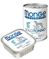 Monge MONOPROTEIN SOLO TONNO (Монж консервы для собак из тунца)