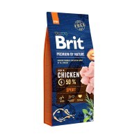 Brit Premium Dog Adult Medium (Брит корм для собак с индейкой и телятиной)