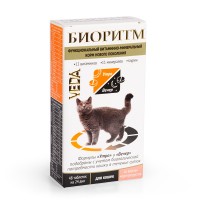VEDA (Веда Биоритм витаминно-минеральный комплекс для кошек со вкусом морепродуктов (82511))